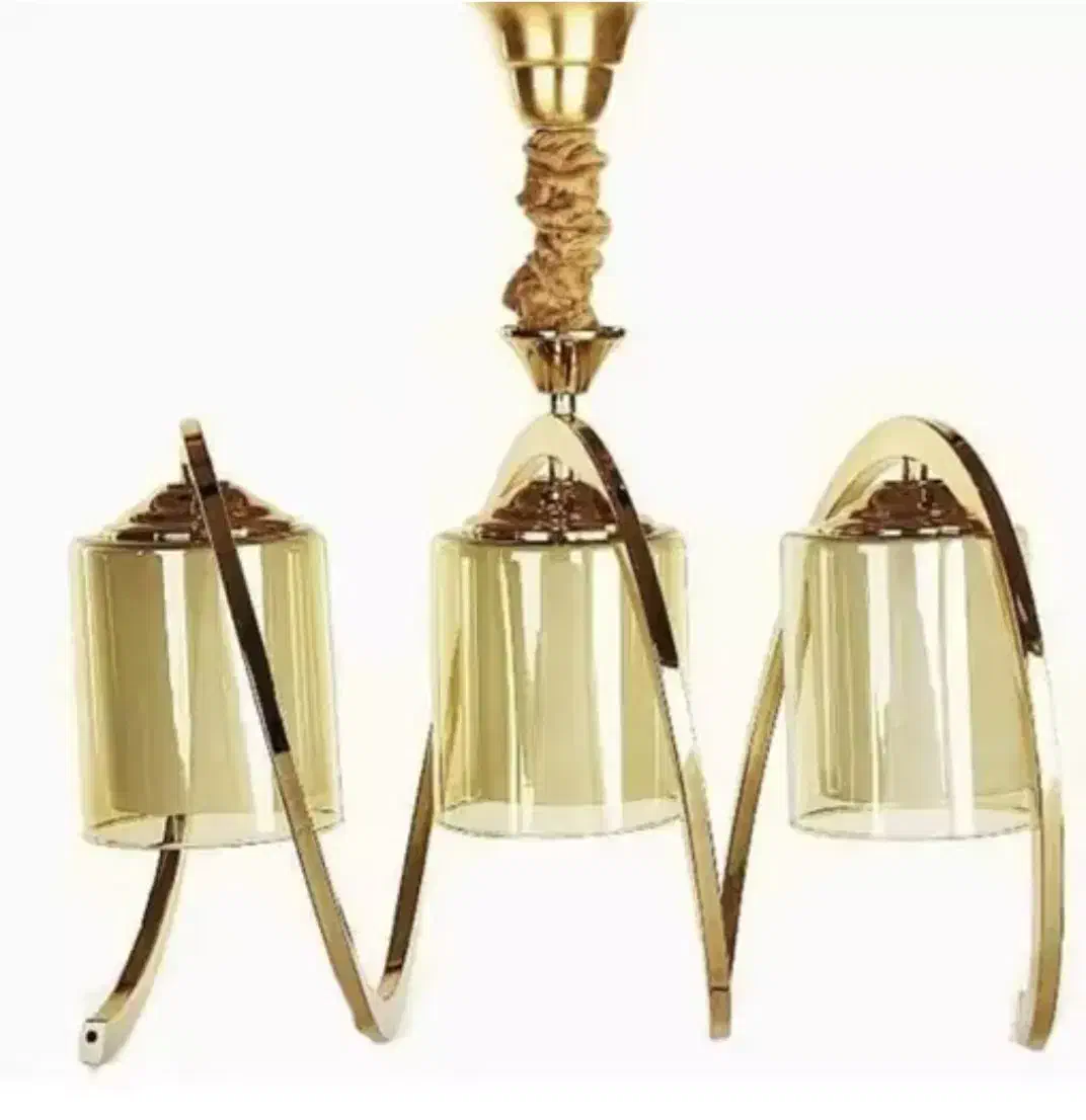 لوستر سه شاخه فنری|لوستر و چراغ آویز|تالش, هشتپر|دیوار