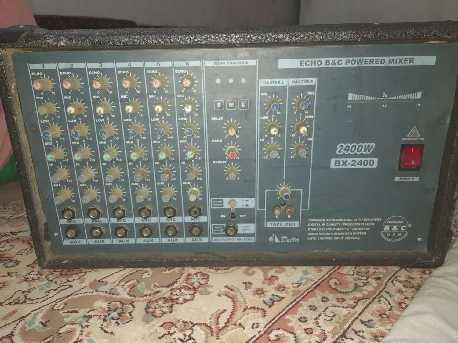 پاورمیکسر اکو امپلی فایر میکروفن|سیستم صوتی خانگی|قم, علی آباد سعدگان|دیوار