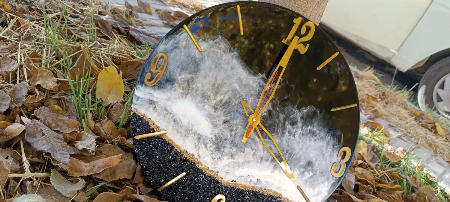 ساعت رزینی ترند|ساعت دیواری و تزئینی|کرمانشاه, |دیوار