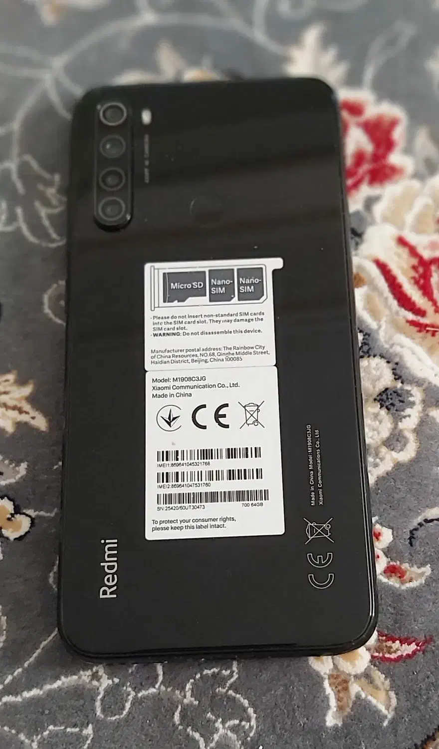 فروش گوشی شیائومی Redmi note8|موبایل|رضوانشهر, |دیوار