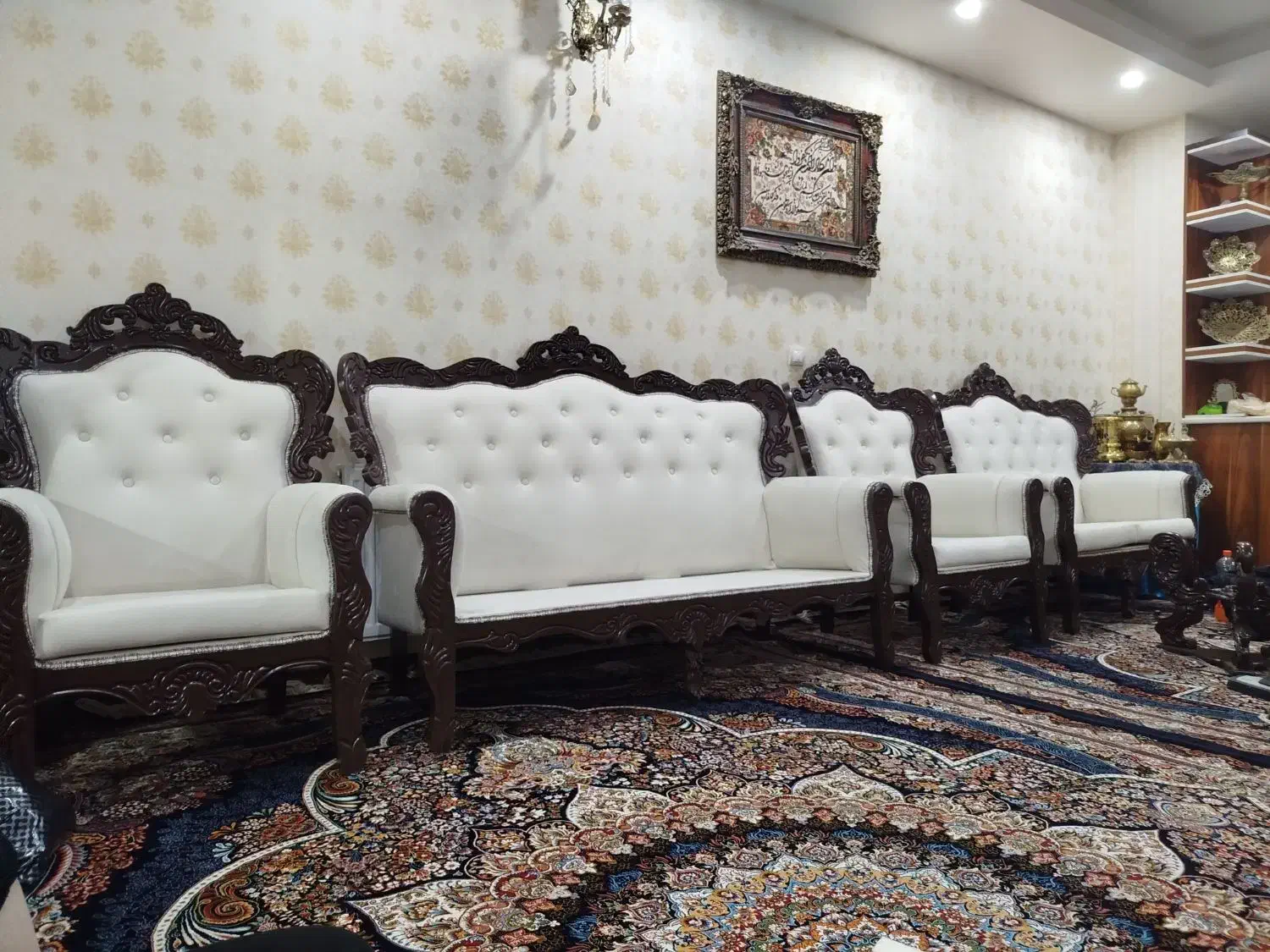 مبل هفت نفره سالم امسال تعمیر کردم|مبلمان خانگی و میز عسلی|قدس, شهرقدس|دیوار