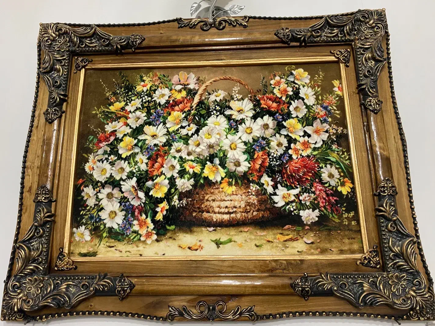 تابلوفرش سبدگل|تابلو فرش|مراغه, |دیوار