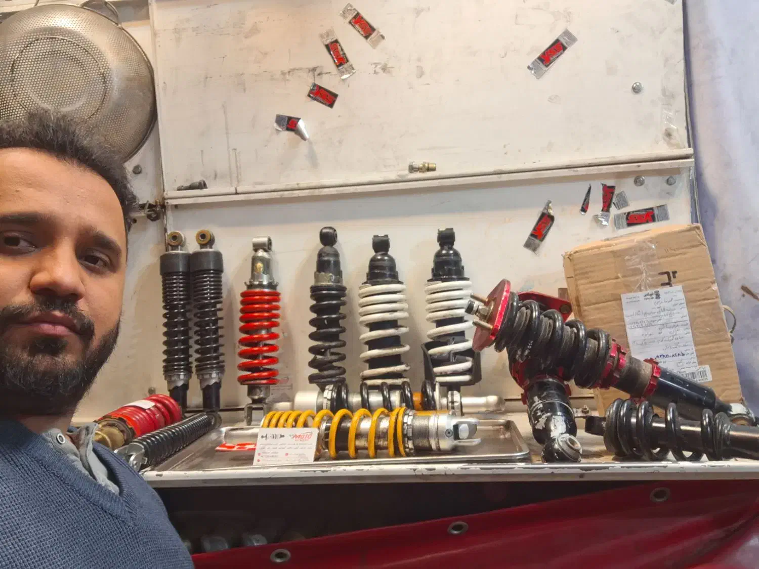 تعمیر انواع کمک فنر موتورسیکلت رامش|قطعات یدکی و لوازم جانبی|تهران, امیریه|دیوار