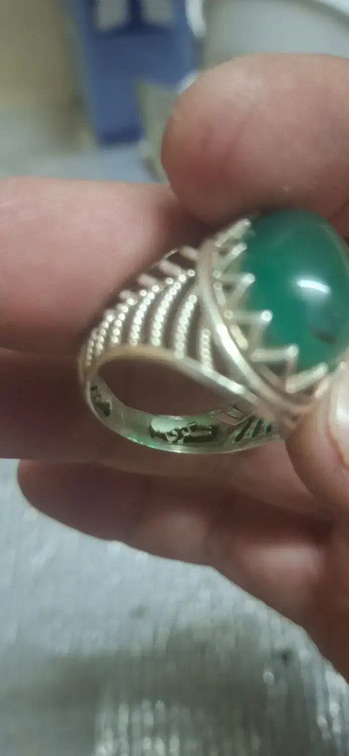 انشگتر نقره سنگ عقیق|جواهرات|شیراز, کوشک میدان|دیوار