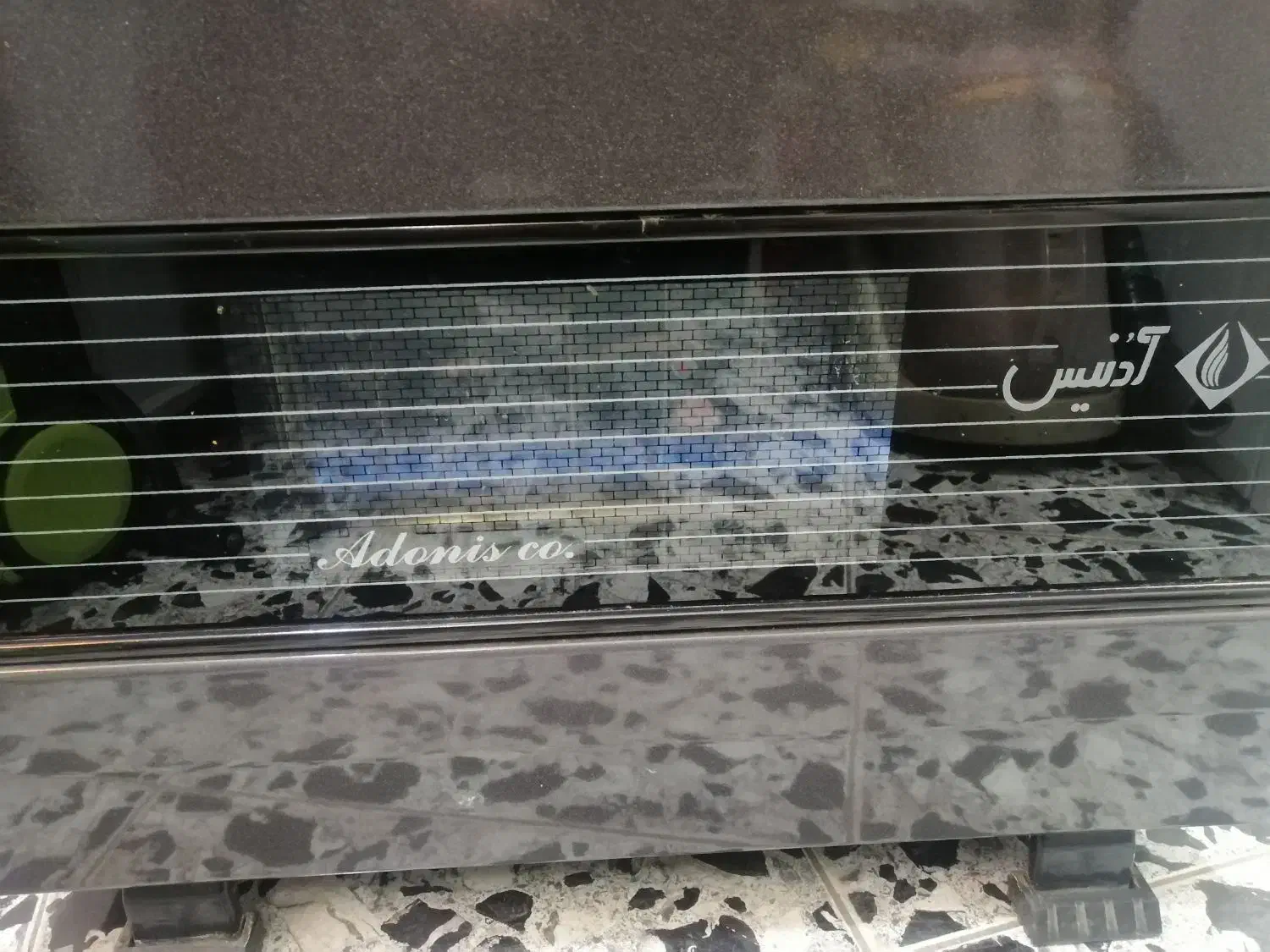 بخاری ادونیس|بخاری، هیتر، شومینه|میانه, |دیوار