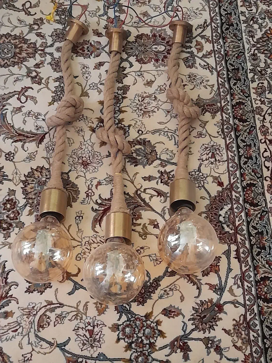 لوستر حبابی. و آویزی|لوستر و چراغ آویز|بیرجند, |دیوار