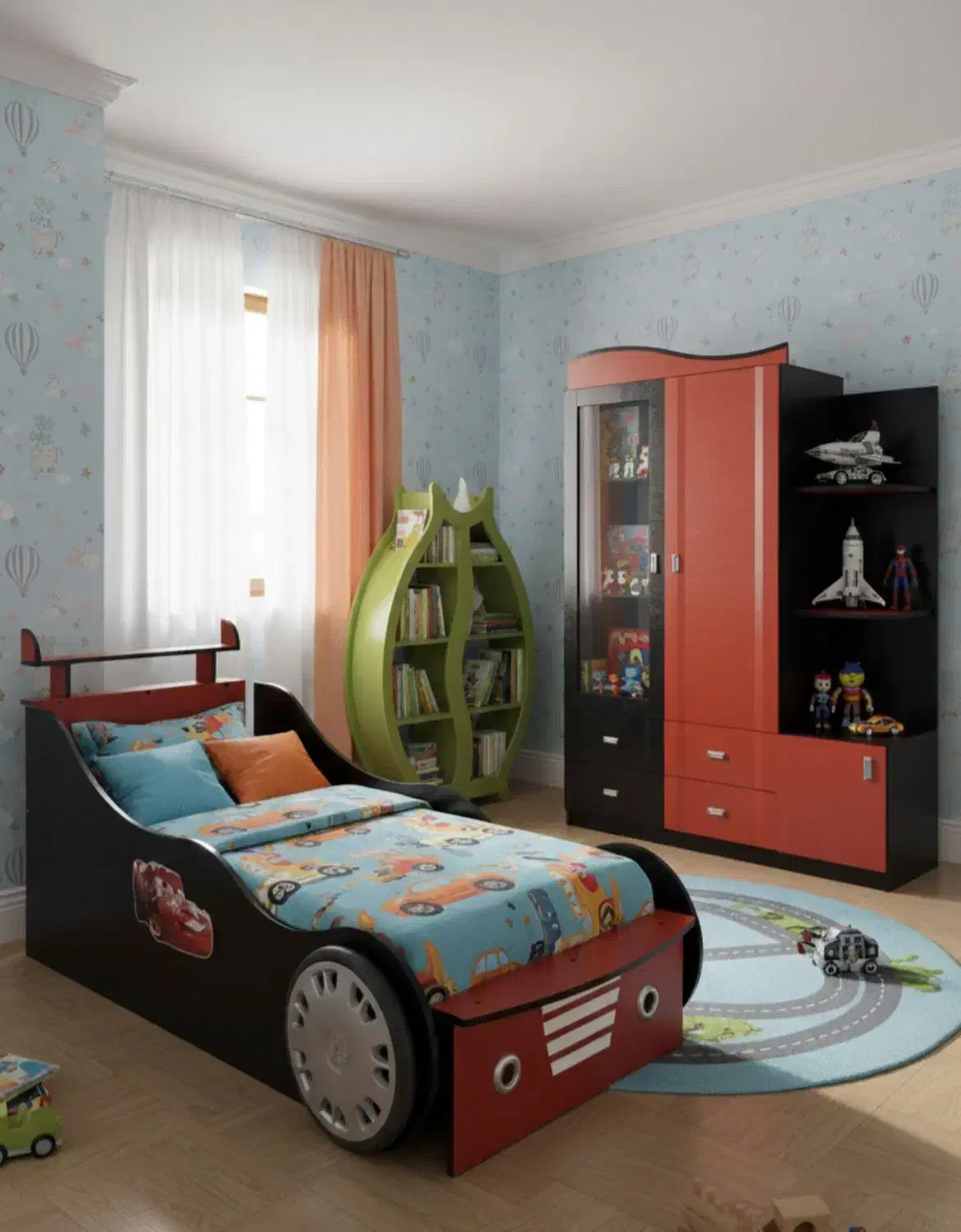 تخت و کمد لباس سیسمونی|اسباب و اثاث بچه|تفرش, |دیوار