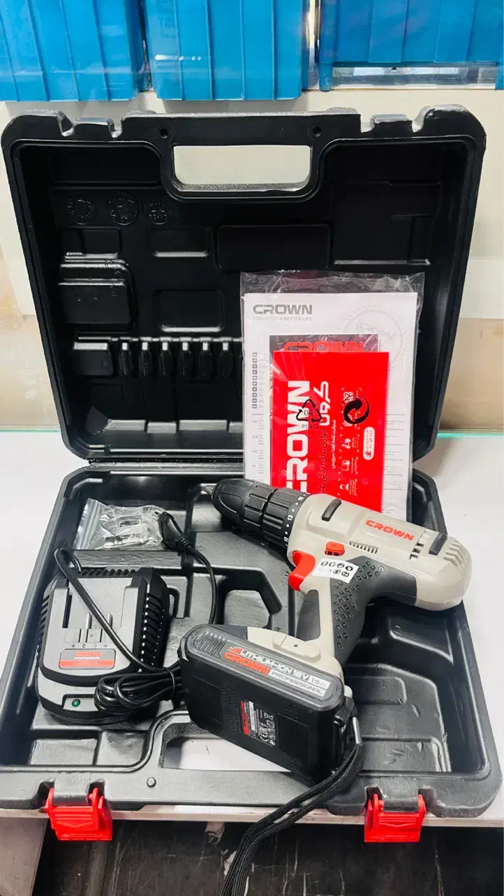 دریل شارژی کرون crown|ابزارآلات|تهران, زرگنده|دیوار