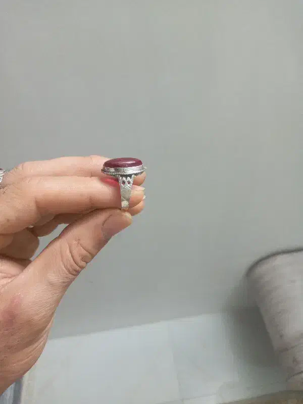 انگشتر یاقوت نقره|جواهرات|مشهد, علی آباد|دیوار