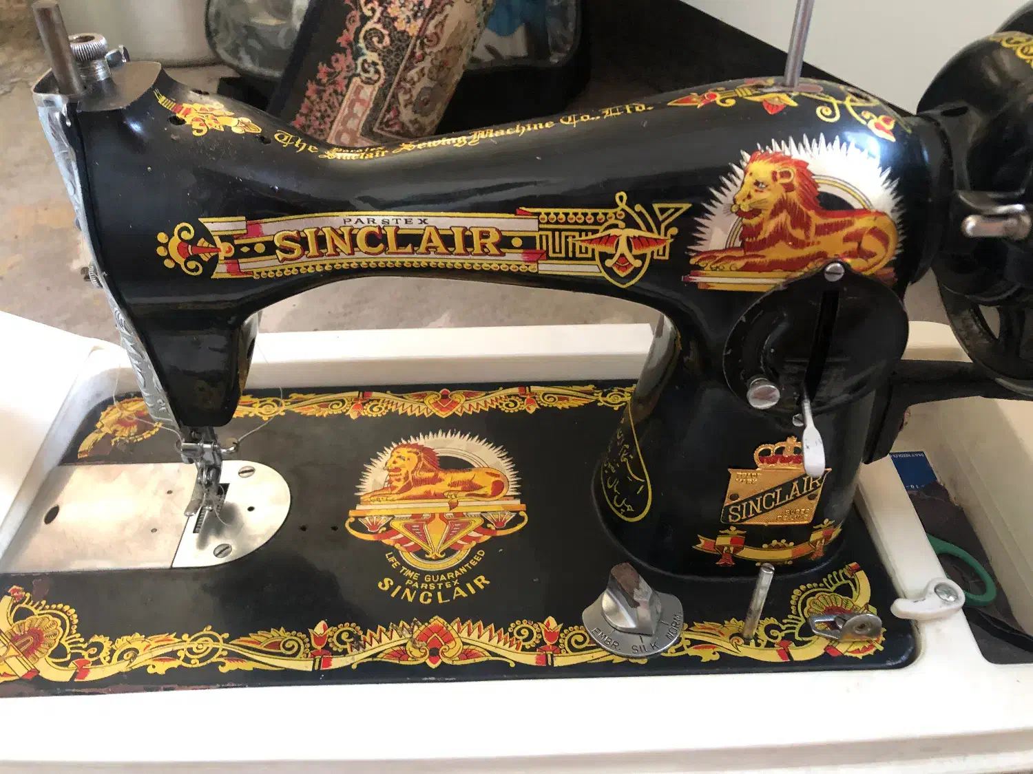 چرخ خیاطی قدیمی ژاپنی|چرخ خیاطی و ریسندگی|ساری, |دیوار