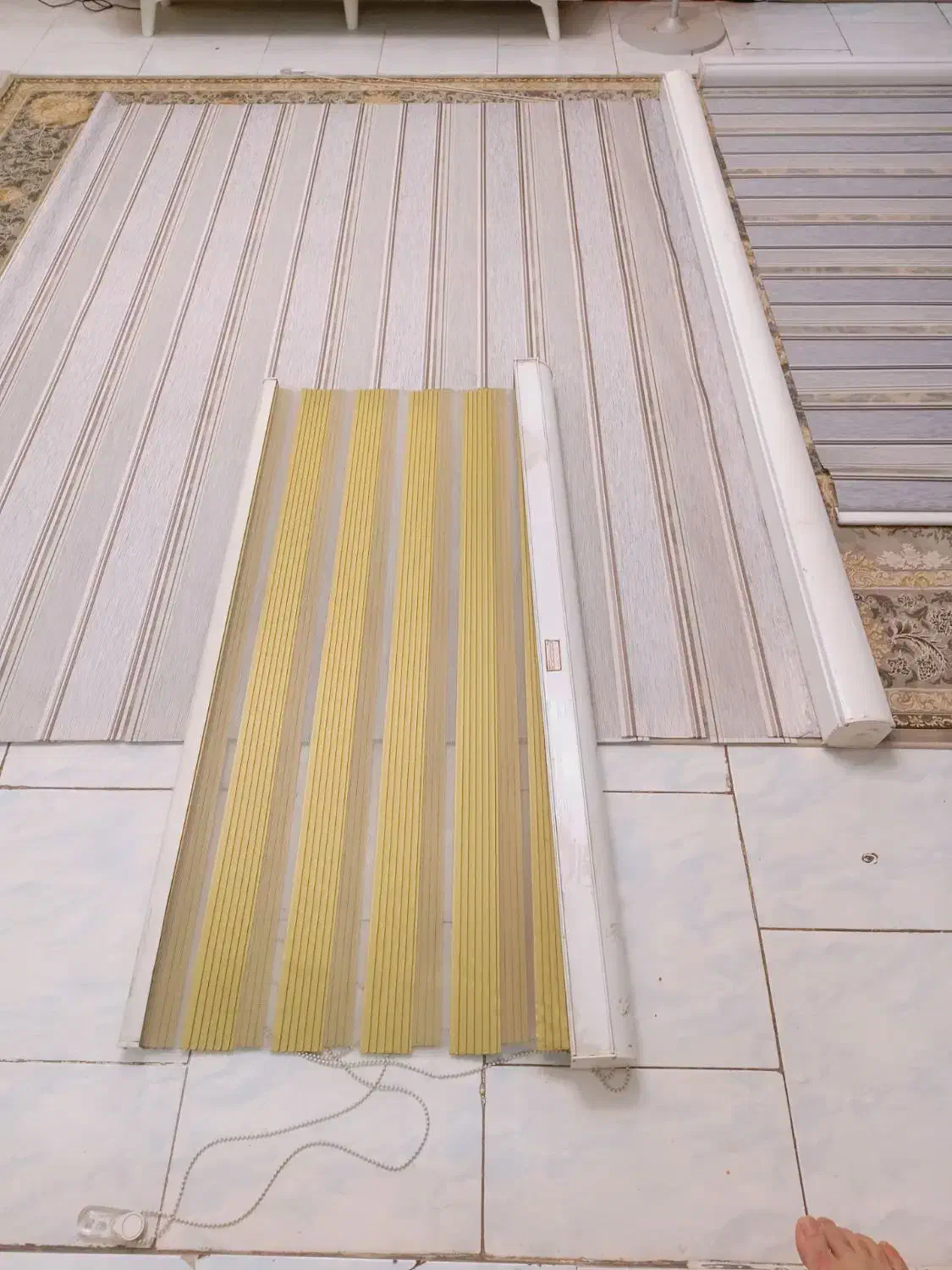 پرده زبرا بلند|پرده، رانر، رومیزی|اسلامشهر, مظفریه|دیوار