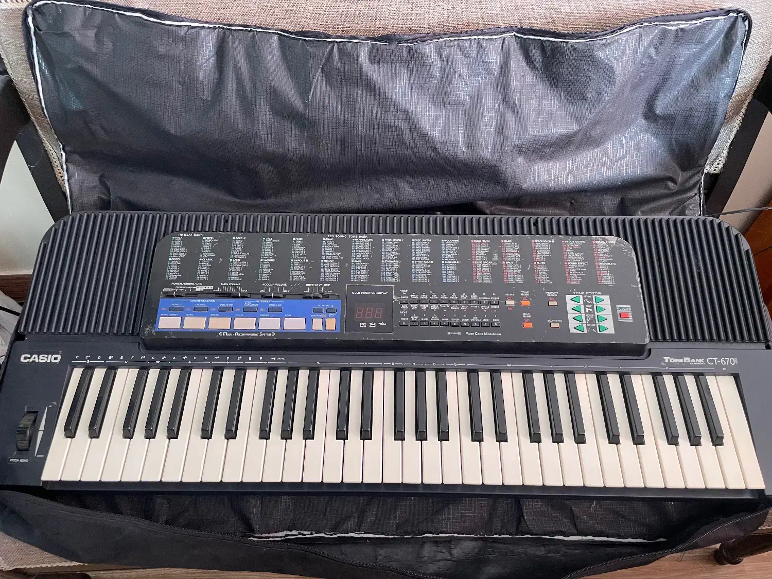 ارگ کاسیو CT670|پیانو، کیبورد، آکاردئون|ساری, |دیوار