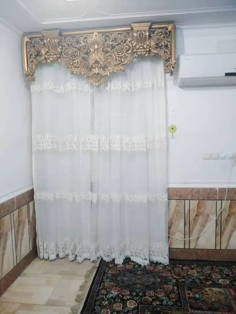 دوپرده به همراه کتیبه|پرده، رانر، رومیزی|اهواز, اسلام آباد شرقی|دیوار