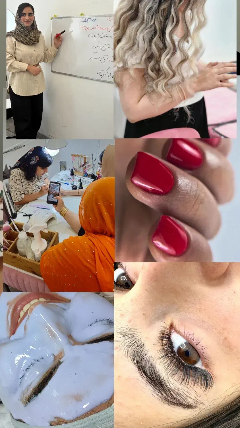 تخفیفات بزرگ رنگ مو کراتین فشیال آموزش ناخن مژه|خدمات آرایشگری و زیبایی|بندرعباس, |دیوار