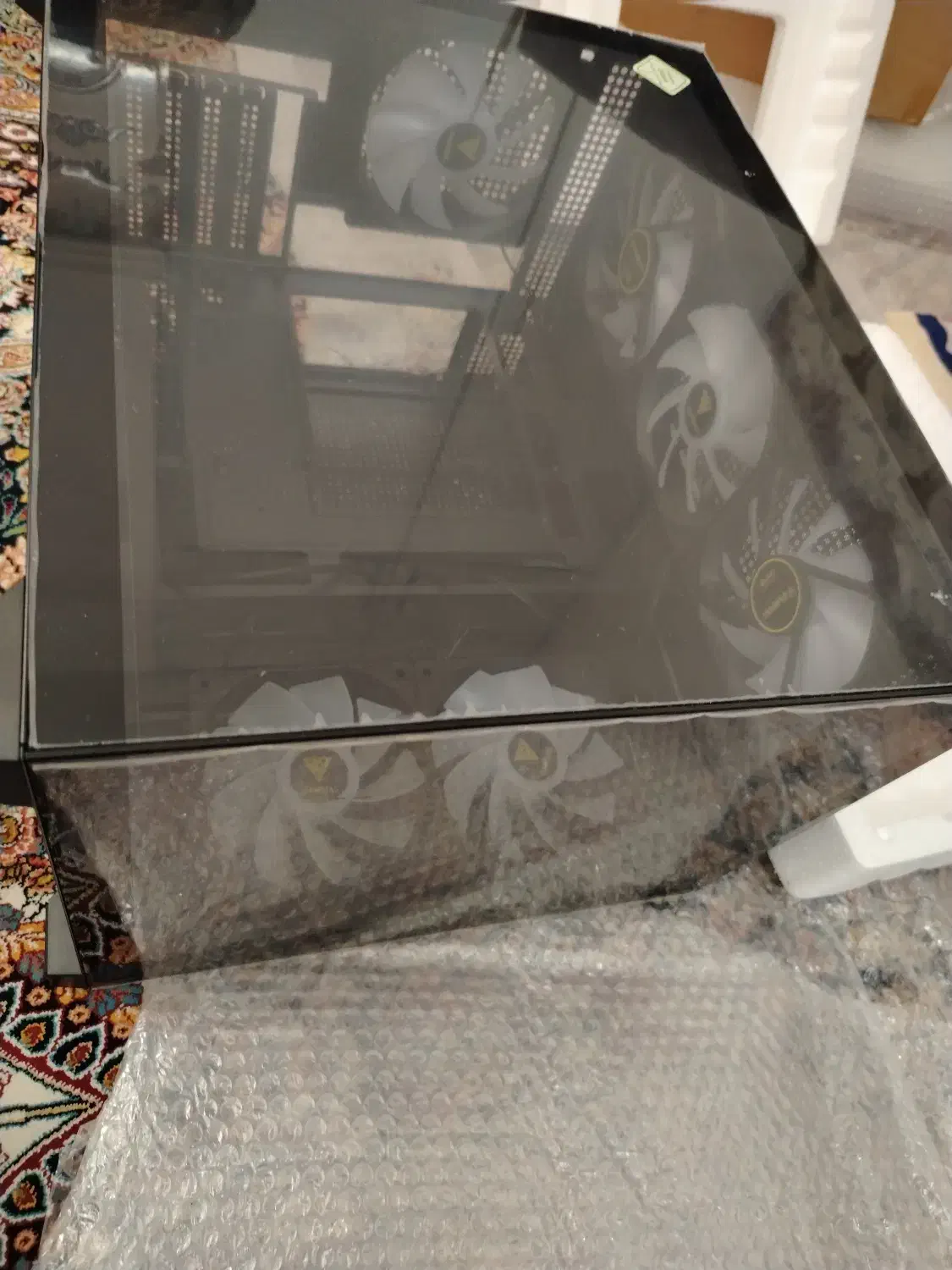 کیس آکواریومی شیشه ای نو با سه فن اضافه|رایانه رومیزی|چابهار, |دیوار