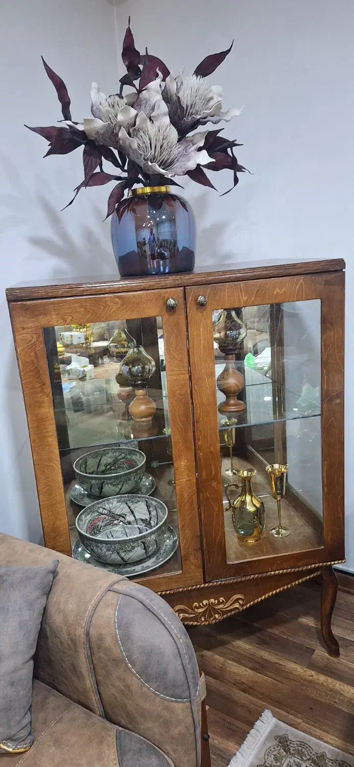 بوفه چوبی|بوفه، ویترین، کنسول|بوکان, |دیوار