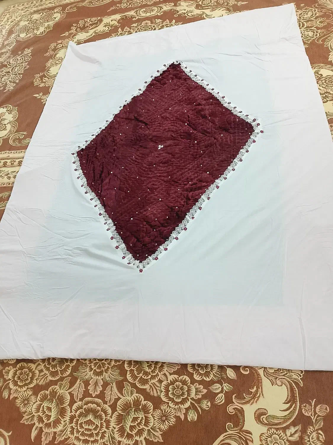 لحاف مخمل نو|رختخواب، بالش، پتو|کاشان, زیدی|دیوار