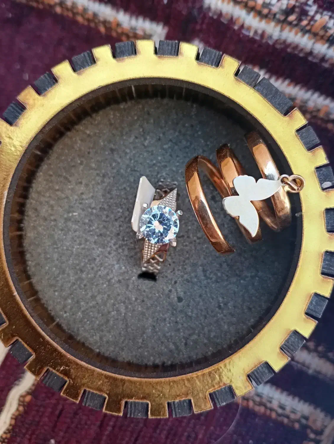 انگشتر طلا|جواهرات|دوگنبدان, |دیوار