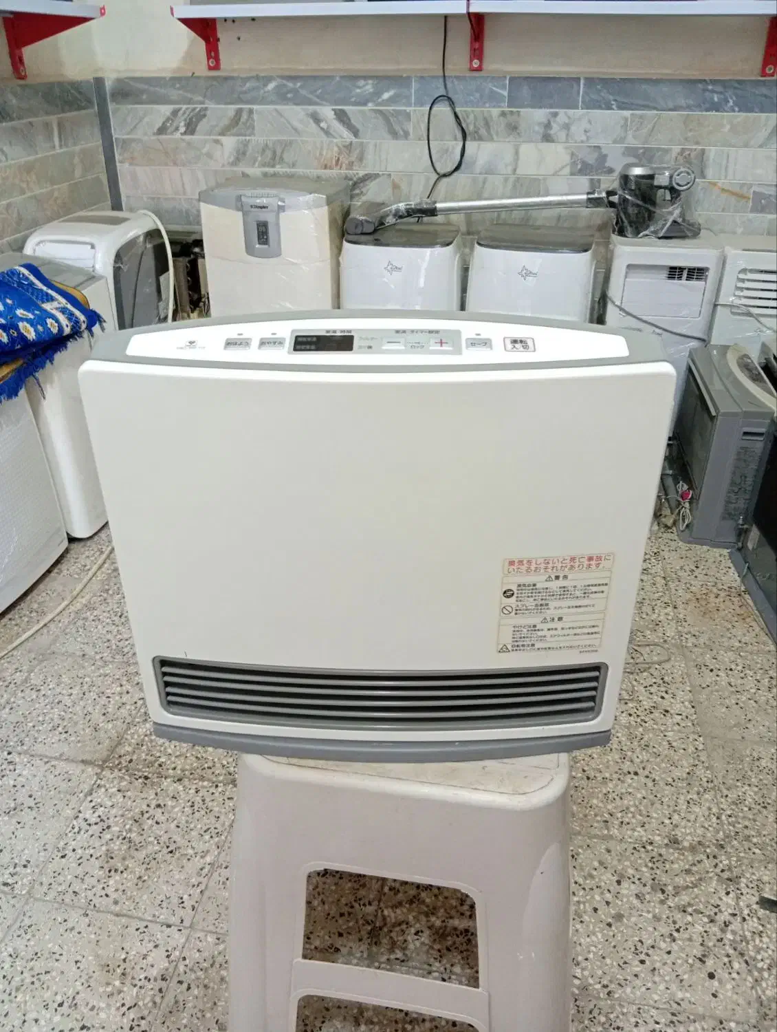 بخاری گازی برقی ژاپنی|بخاری، هیتر، شومینه|گنبد کاووس, |دیوار