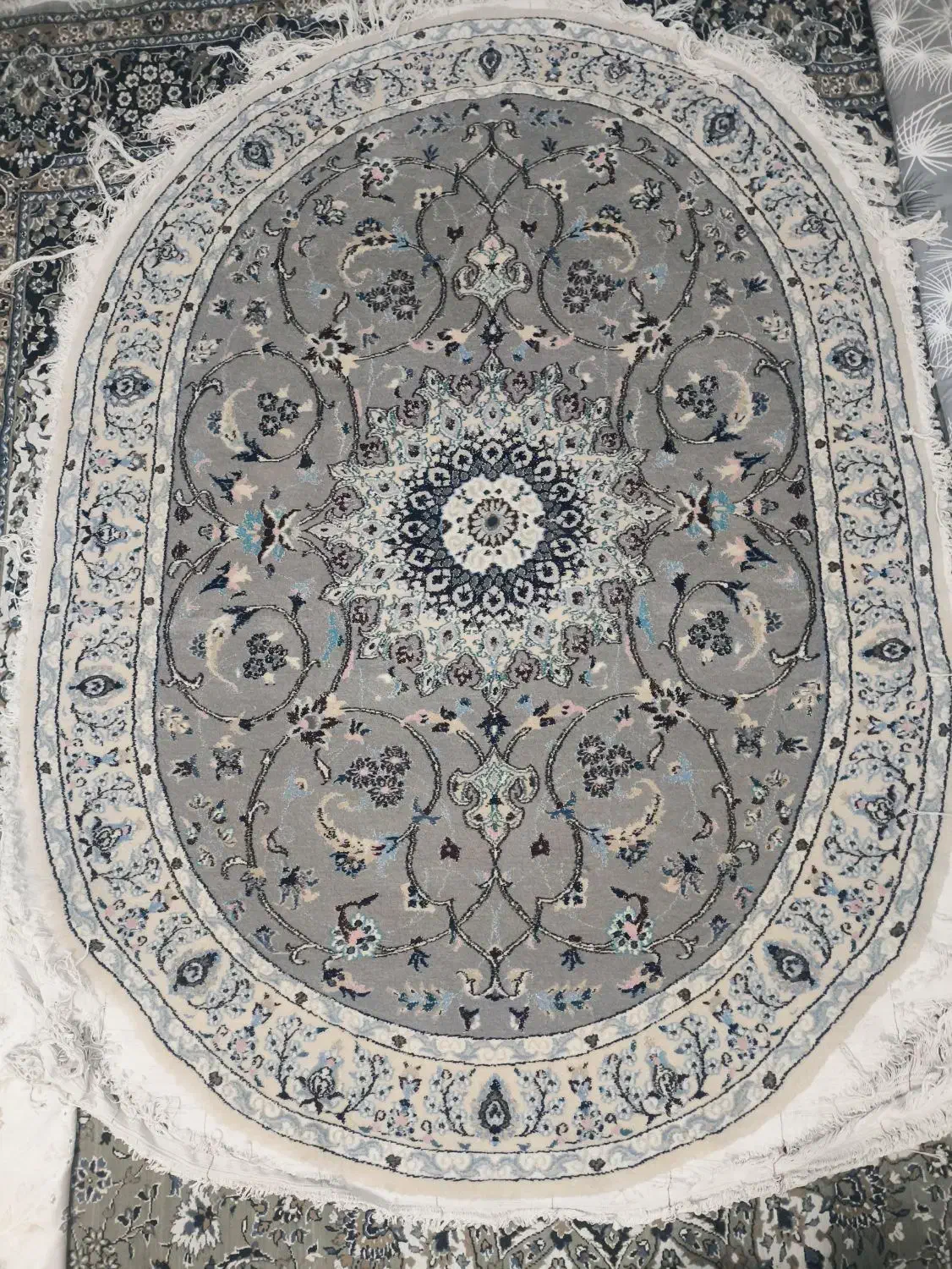 فرش دستباف نائین 9تایی|فرش|اصفهان, دهنو|دیوار