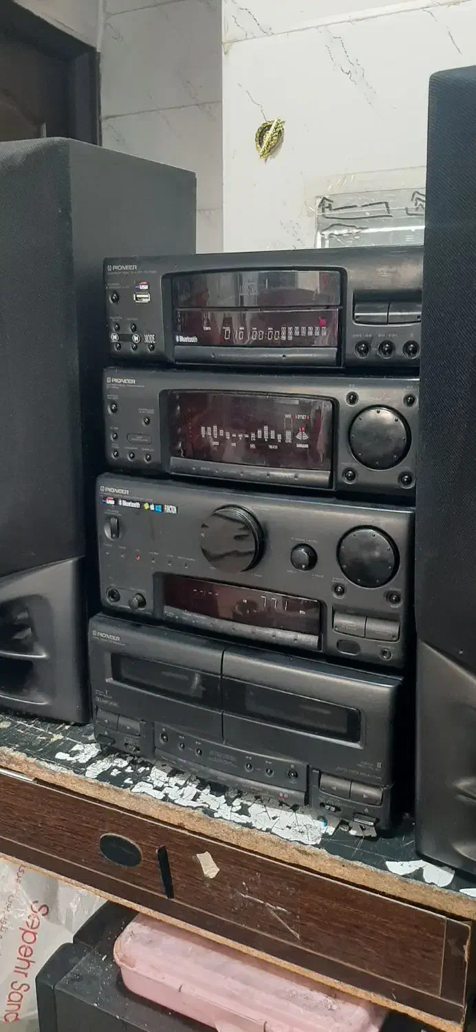 ست پایونیر  فلش و بلوتوث|سیستم صوتی خانگی|فردیس, شهرک شهید حسینی|دیوار