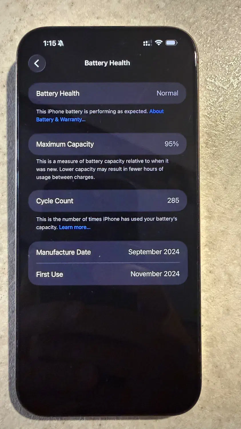 آیفون ۱۶ پرو مکس ۲۵۶ گیگ|موبایل|تبریز, |دیوار