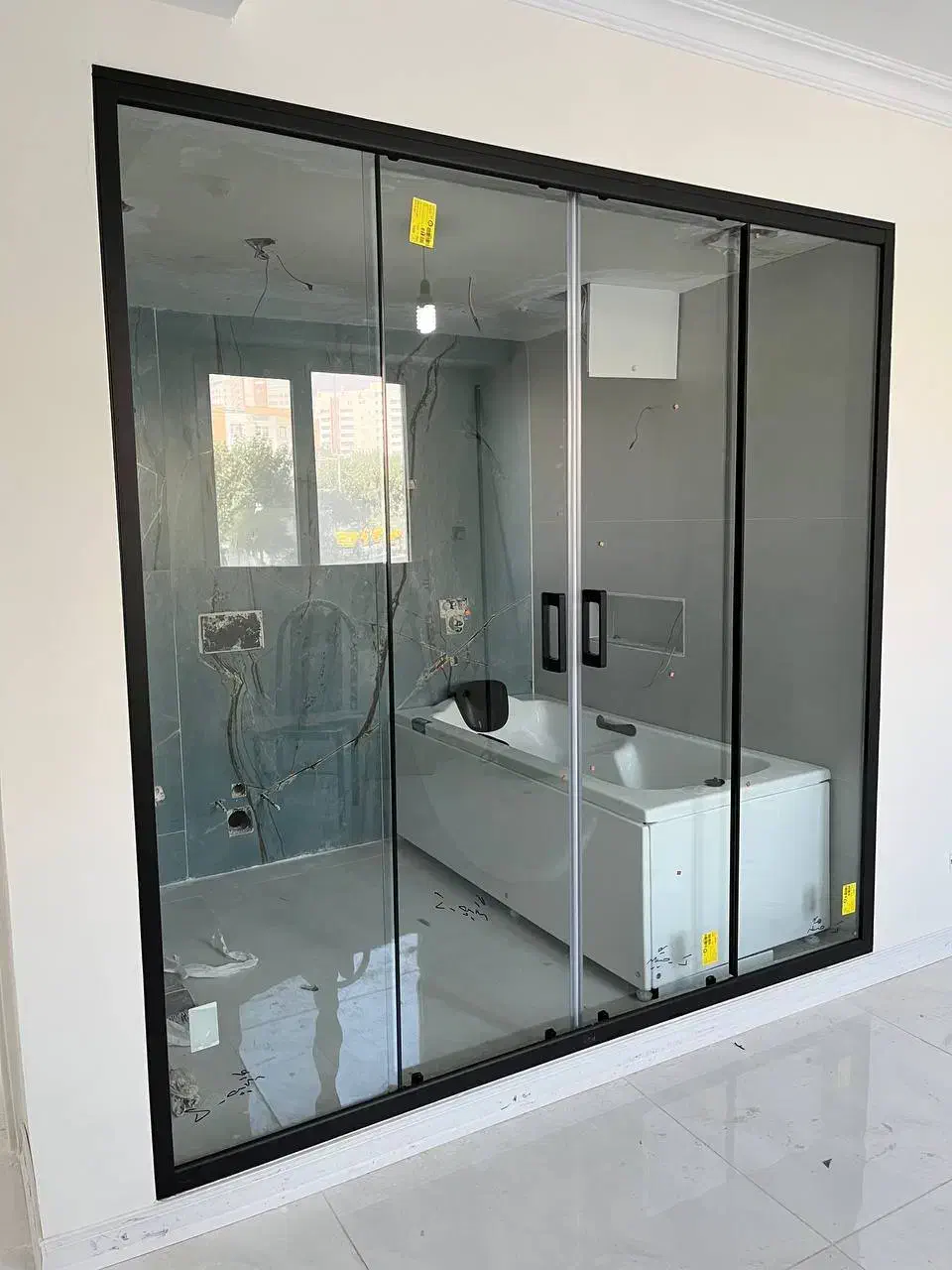 درب حمام مستر ، نرده ، جان پناه تراس|مصالح و تجهیزات ساختمان|خمام, |دیوار