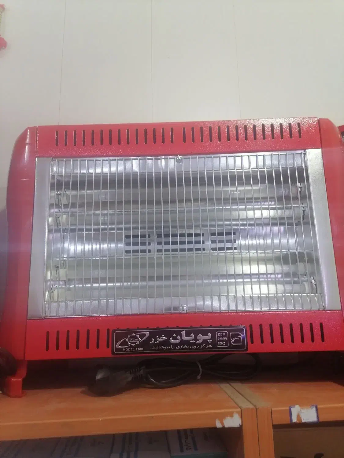 بخاری برقی فن دار ۵ المنت پویان خزر|بخاری، هیتر، شومینه|نجفآباد, شهرک صنعتی نجف آباد|دیوار