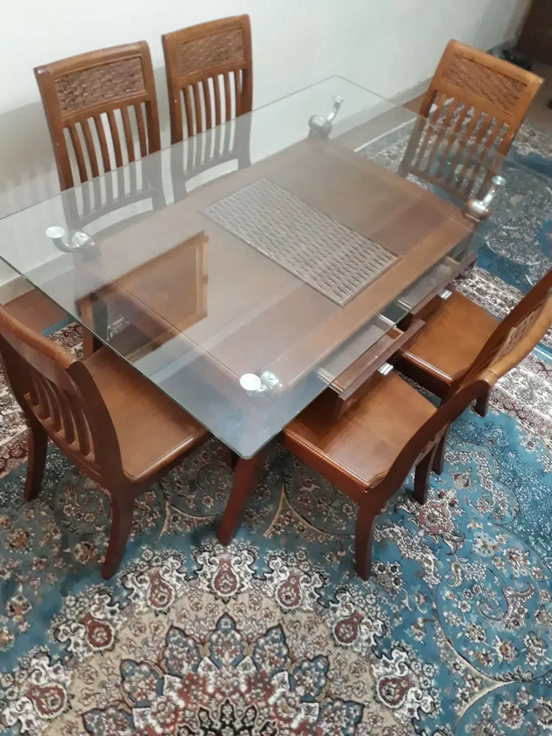 میز ناهار خوری ۶ نفره|میز و صندلی غذاخوری|تهران, منیریه|دیوار