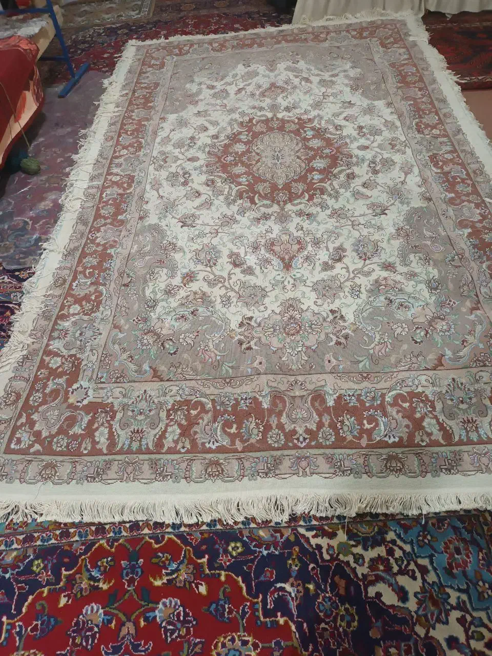 فرش  دستبافت خطیبی۶متری۳۰ رج|فرش|اسکو, |دیوار