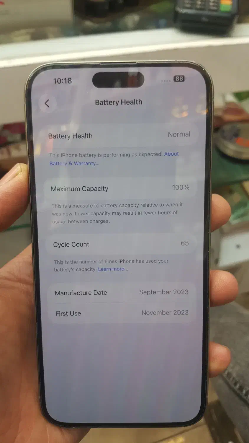 15پرومکس 256گیگ سیکل65|موبایل|مشهد, نوغان|دیوار