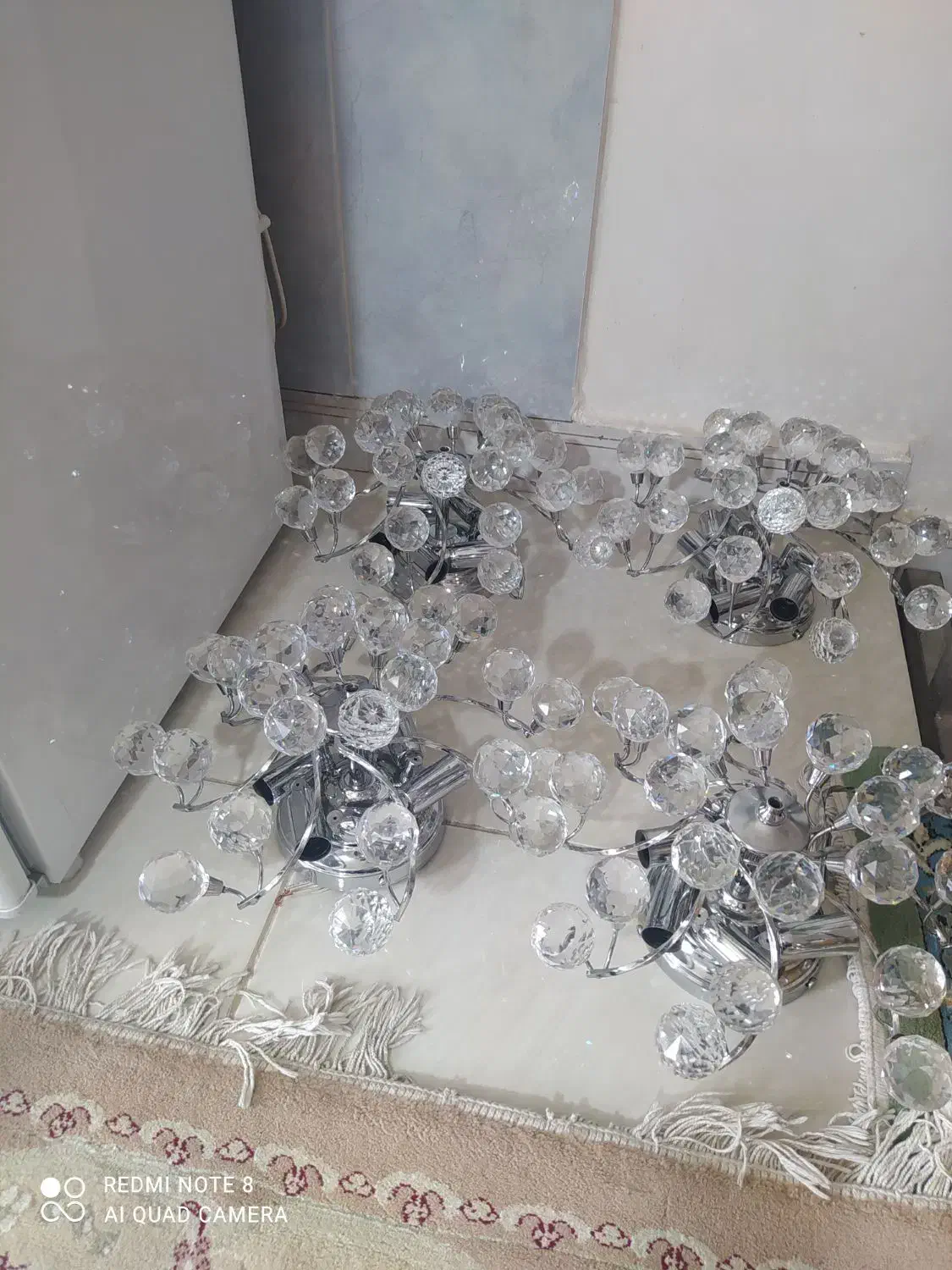 لوستر سقفی 6شعله|لوستر و چراغ آویز|ایلام, |دیوار