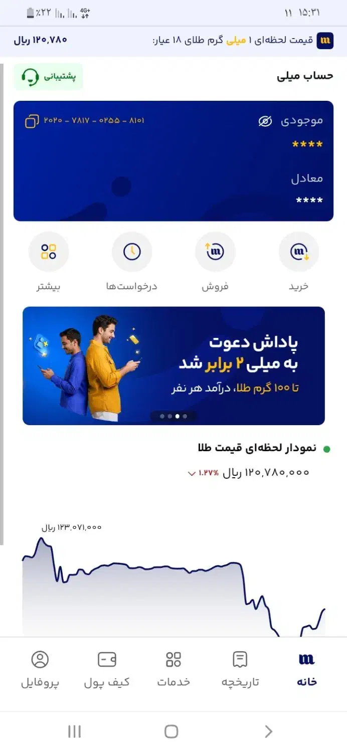 طلای رایگان|کارت هدیه و تخفیف|بروجرد, |دیوار