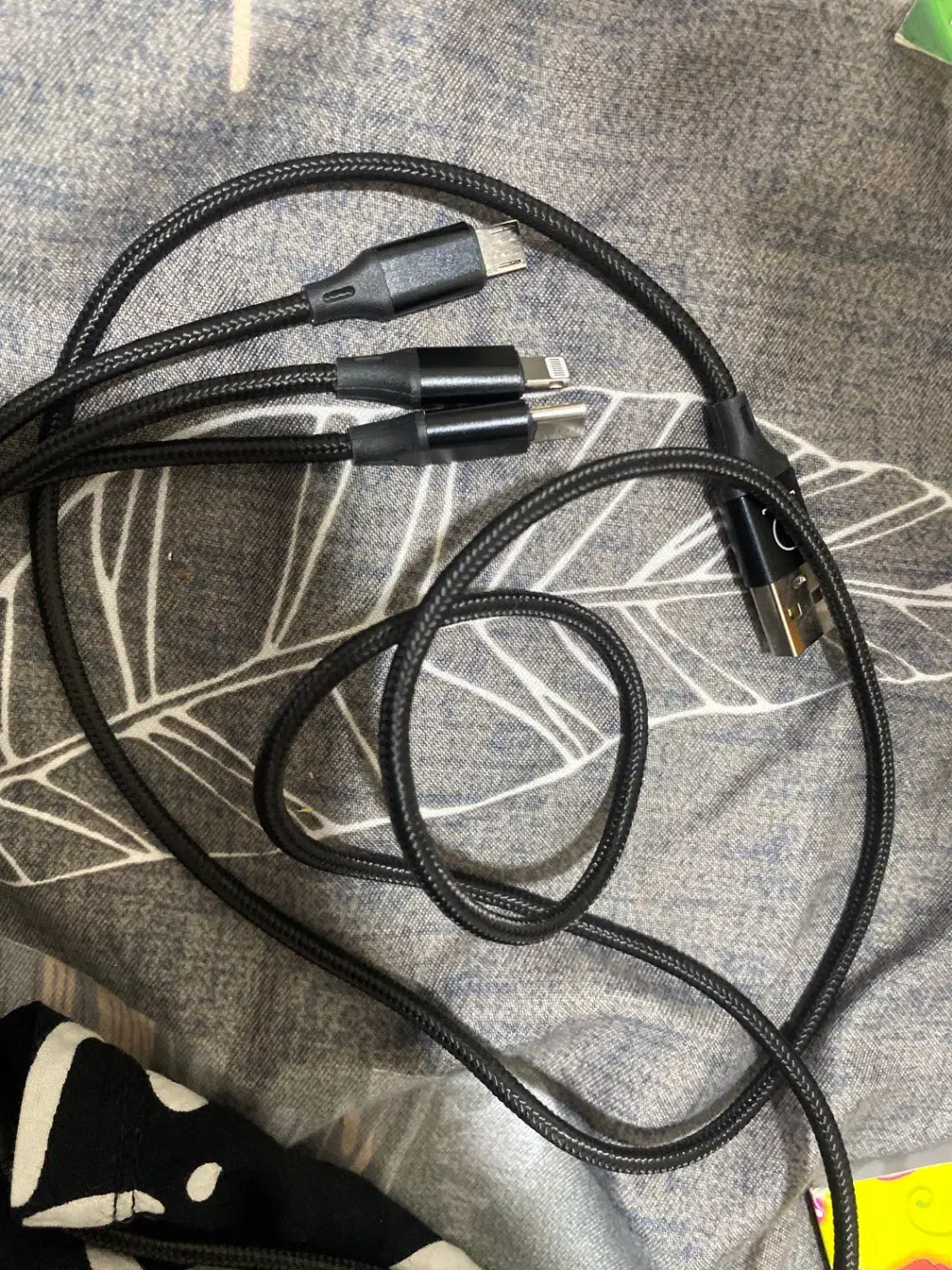 کابل شارژر سه کاره|لوازم جانبی موبایل و تبلت|مشهد, طلاب|دیوار