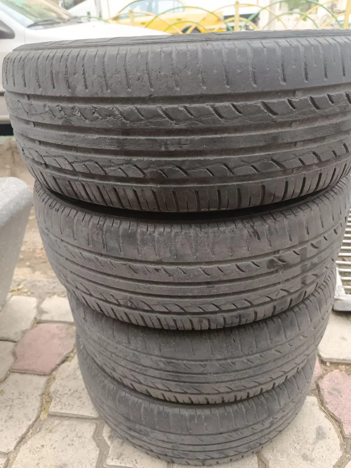 لاستیک سمند 195.60.15 کویر تایر 4حلقه|قطعات یدکی و لوازم جانبی|کاشان, میدان کهنه|دیوار