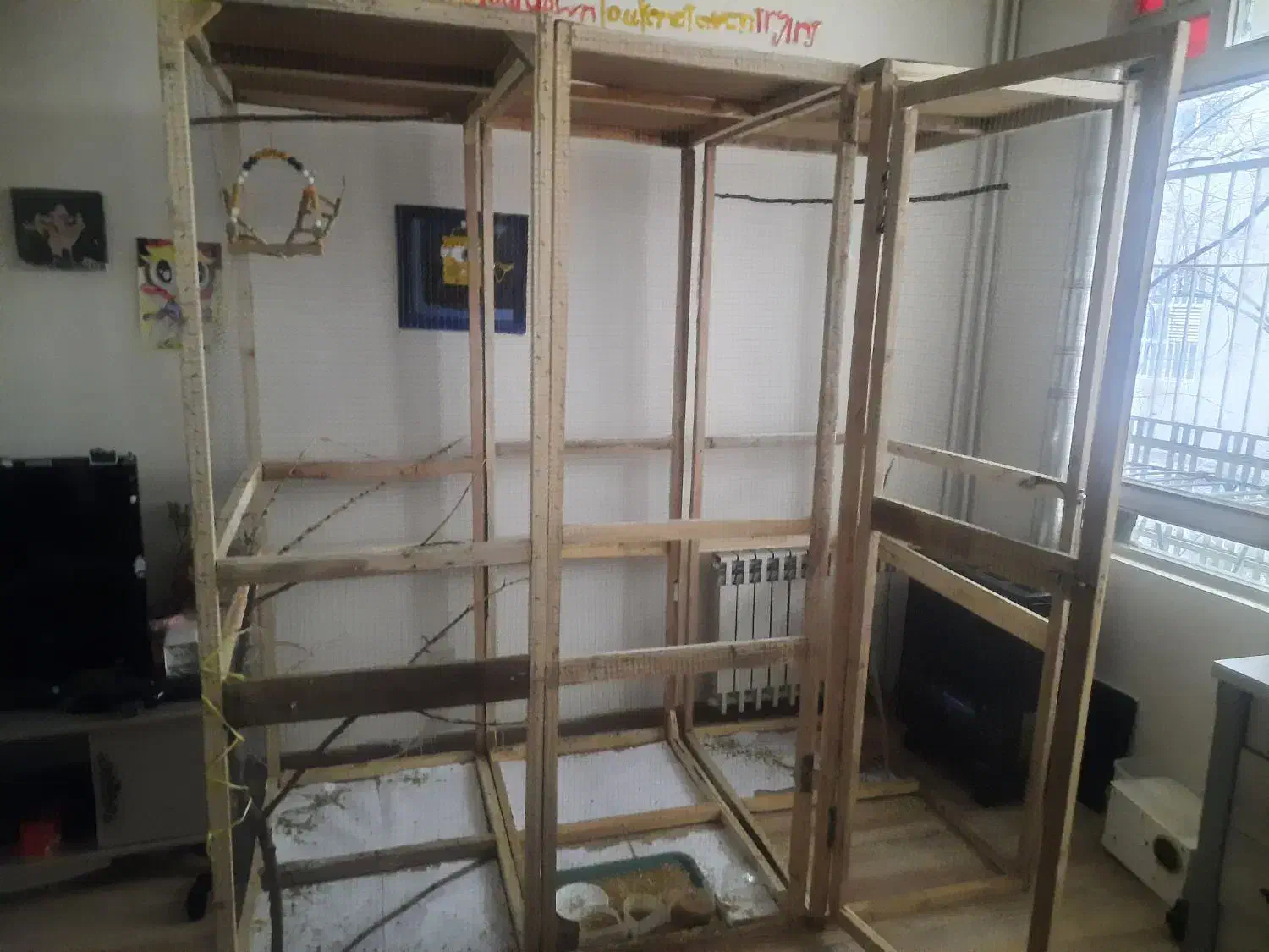 قفس بزرگ|لوازم جانبی حیوانات|قزوین, |دیوار