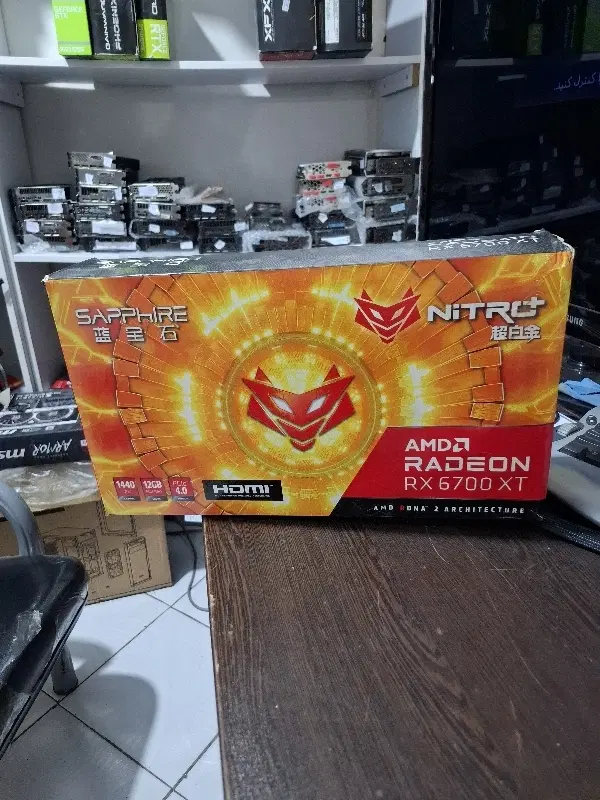 کارت گرافیک 6700xt nitroplus saphire نیتروپلاس|قطعات و لوازم جانبی رایانه|تهران, سلسبیل شمالی|دیوار