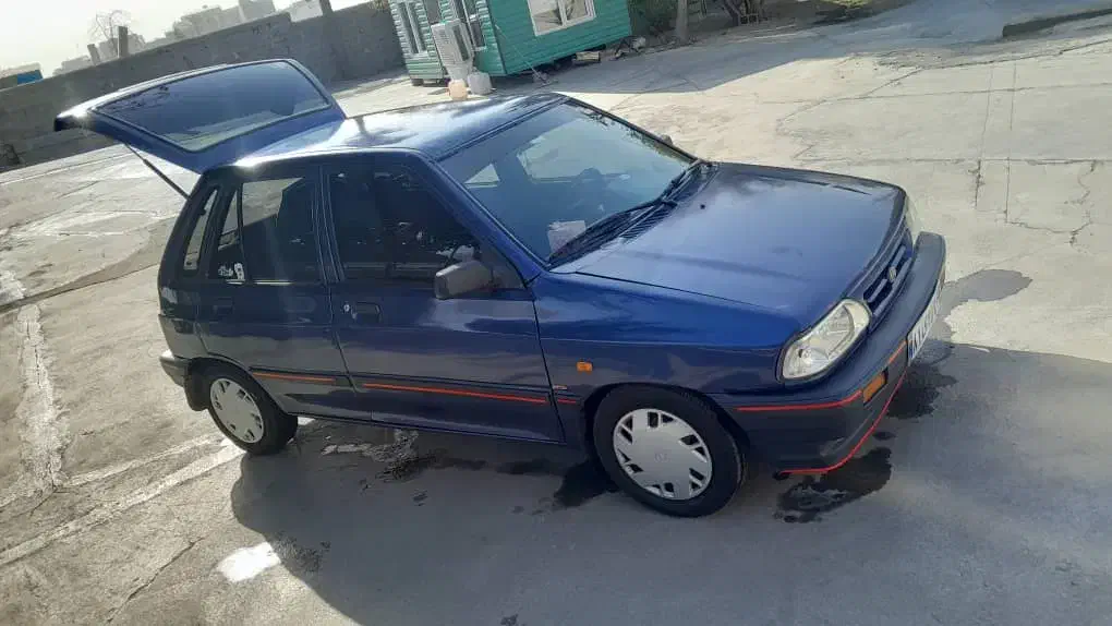 پراید هاچبک کره ای مدل۷۵ آبی کاربنی|خودرو سواری و وانت|تهران, جوانمردان (اندیشه)|دیوار