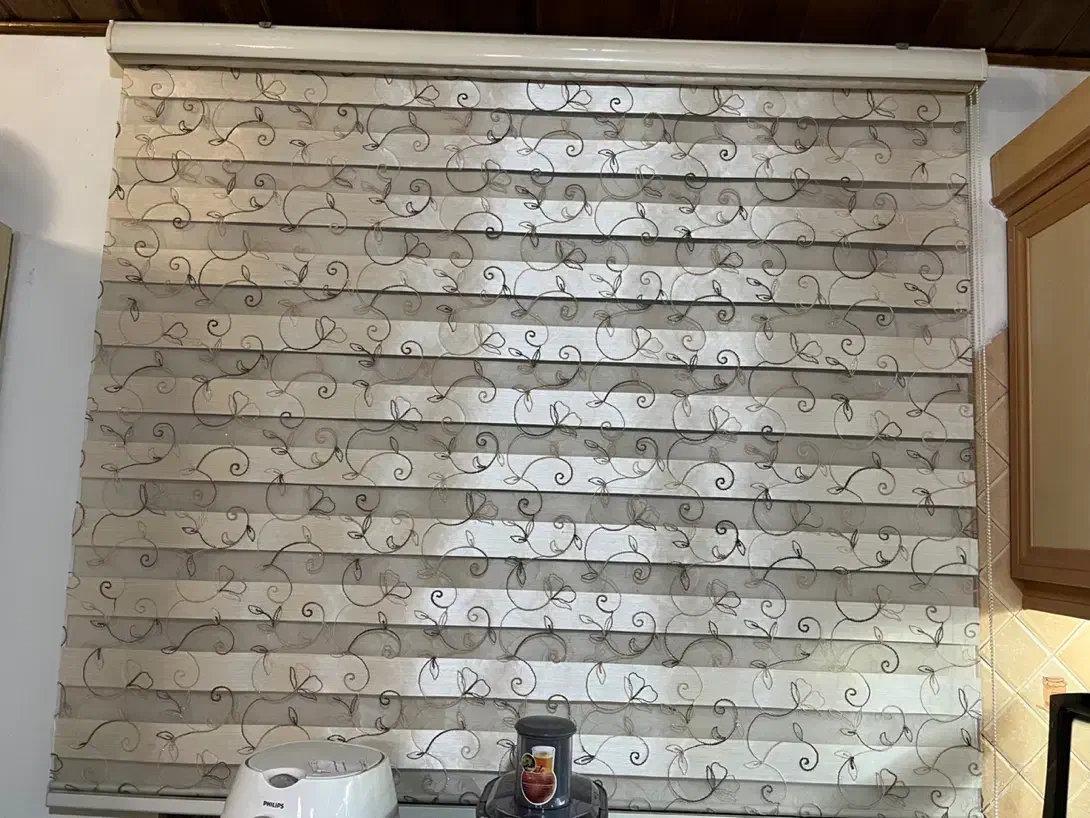 پرده زبرا اورجینال ترک در حد نو|پرده، رانر، رومیزی|تهران, شهرک امید|دیوار