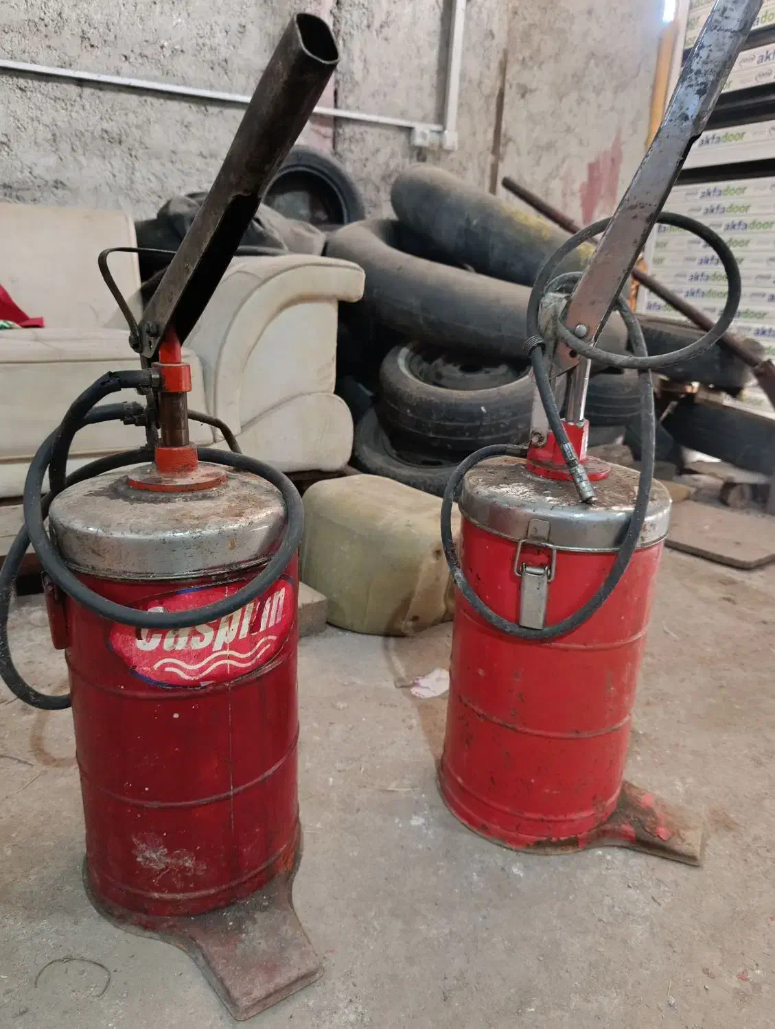 گریس پمپ ۲۰کیلویی و واسکازین پمپ ۲۰ لیتری|ابزارآلات|لاهیجان, بازکیاگوراب|دیوار