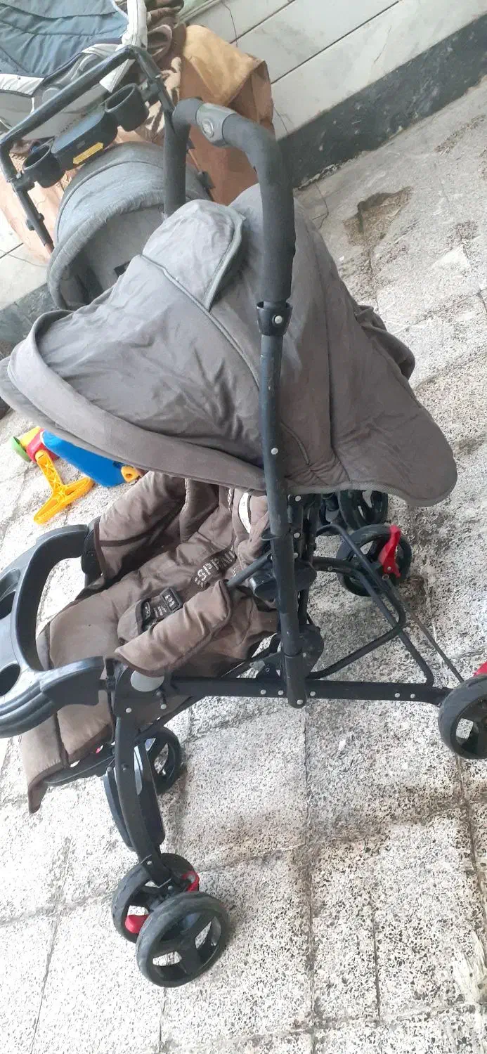 کالسکه بیرونی اسپرینگ خارجی|کالسکه و لوازم جانبی|اهواز, کمپلو جنوبی|دیوار