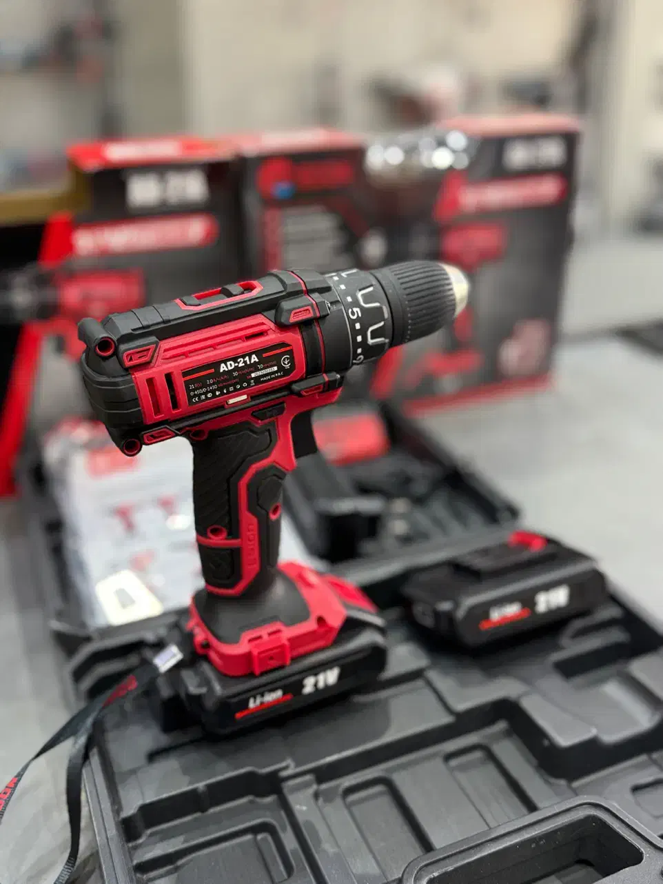 دریل شارژی ۲۱ ولت فوق صنعتی ادون 21A|ماشین‌آلات صنعتی|کرج, ساسانی (قلمستان)|دیوار