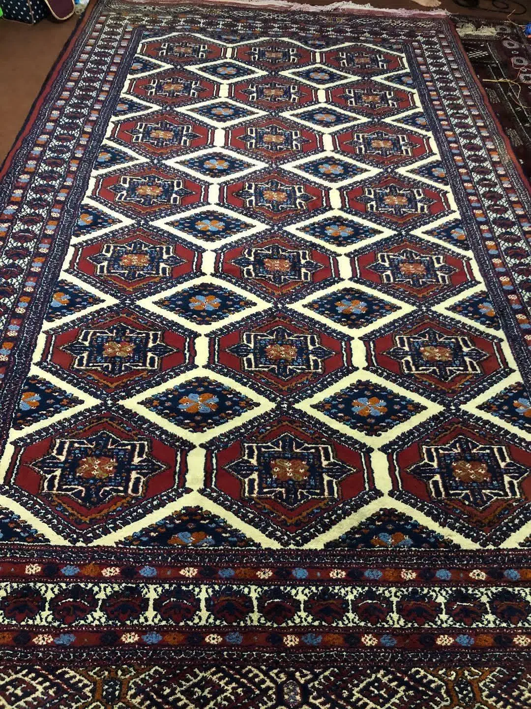 قالی ترکمنی|فرش|گمیشان, |دیوار