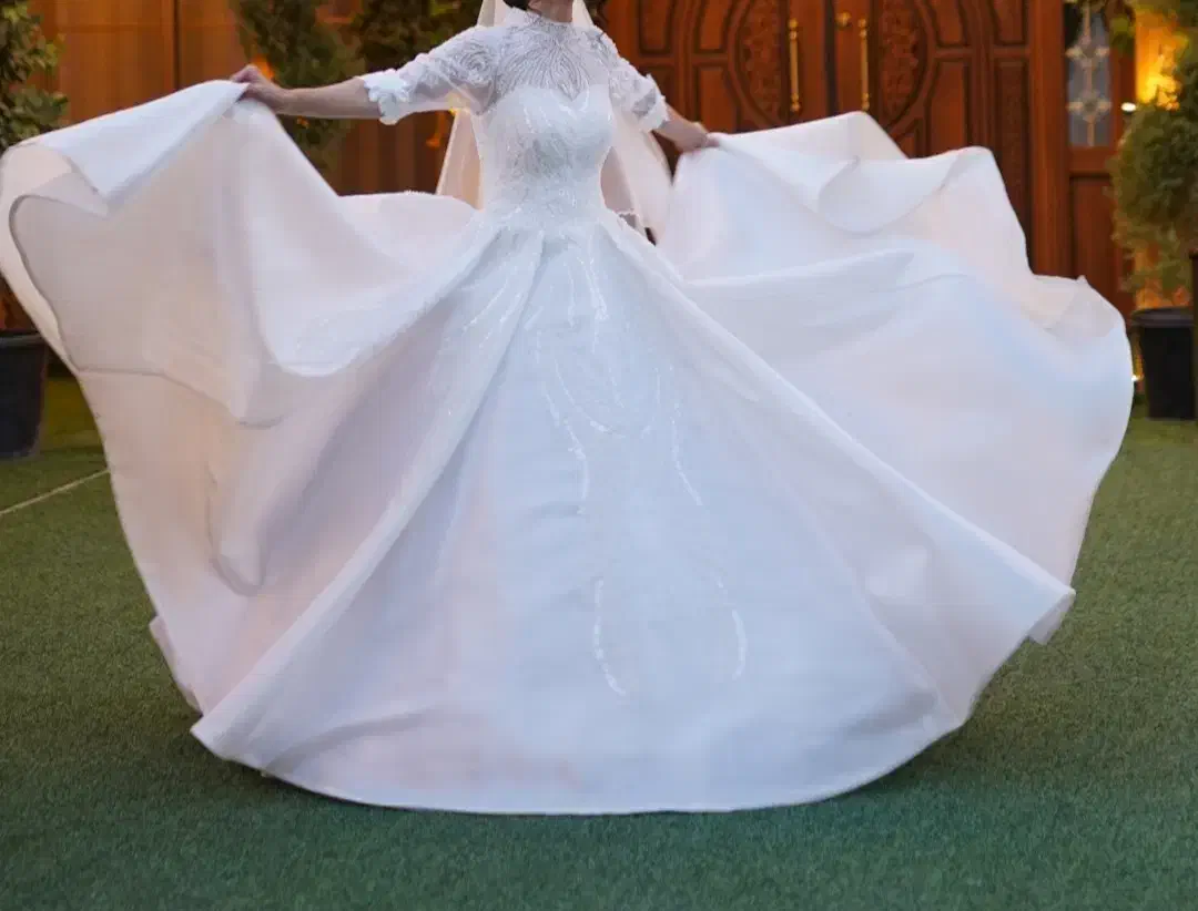 لباس عروس یک بار پوشیده شده + ژپون|لباس|کرج, خرمدشت|دیوار