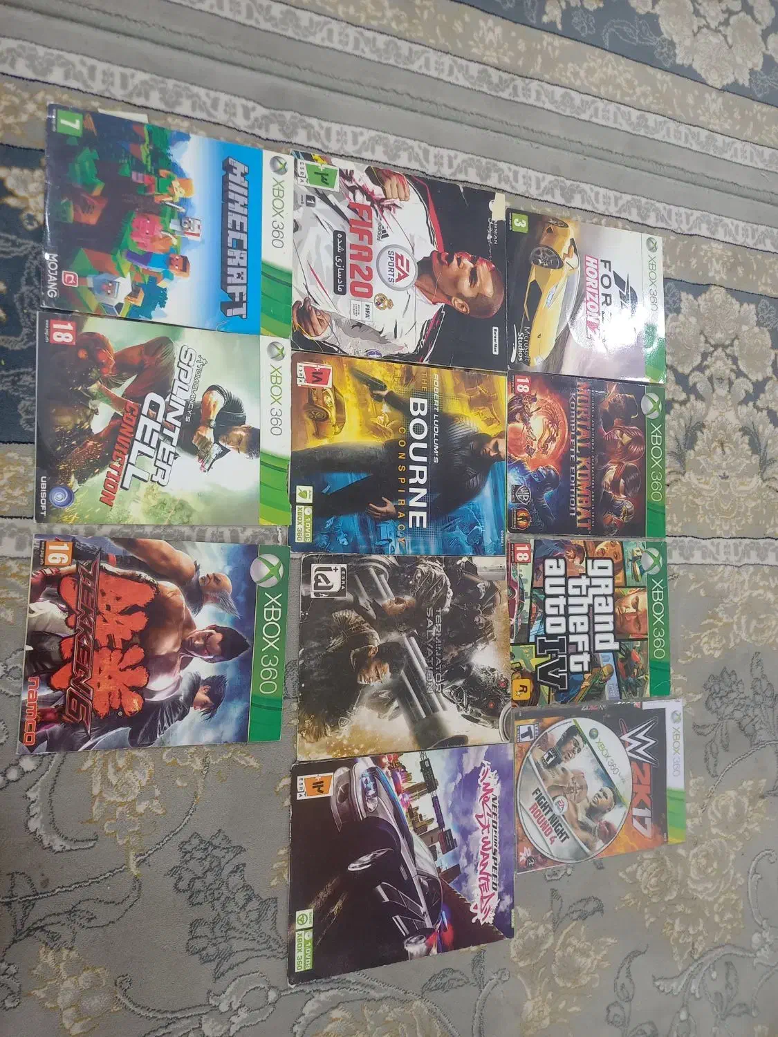 ۱۱ عدد سی دی ایکس باکس ۳۶۰|کنسول، بازی ویدئویی و آنلاین|سیاهکل, |دیوار