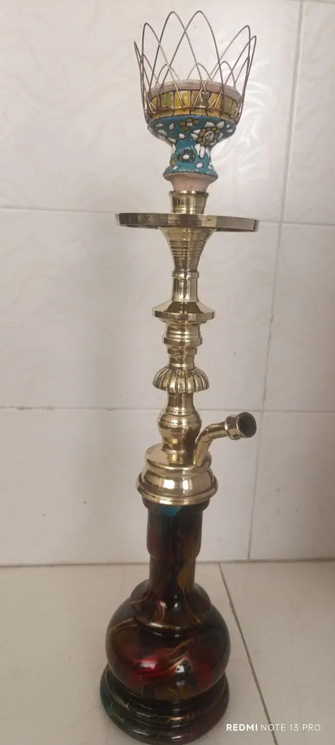 قلیان برنجی|صنایع دستی و سایر لوازم تزئینی|بروجرد, |دیوار