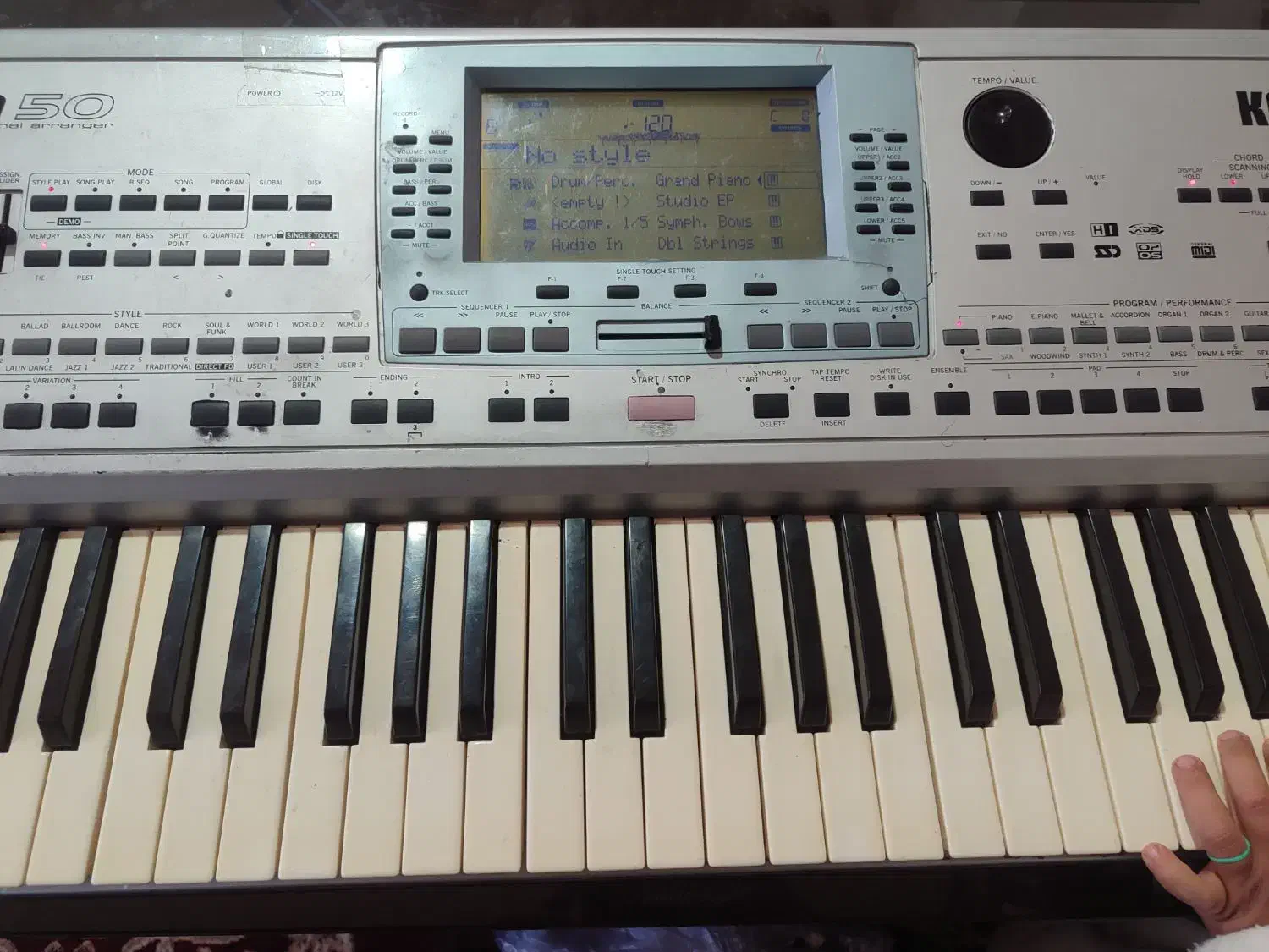 ارگ paپنجاه تبدیل به 80|پیانو، کیبورد، آکاردئون|بجنورد, |دیوار