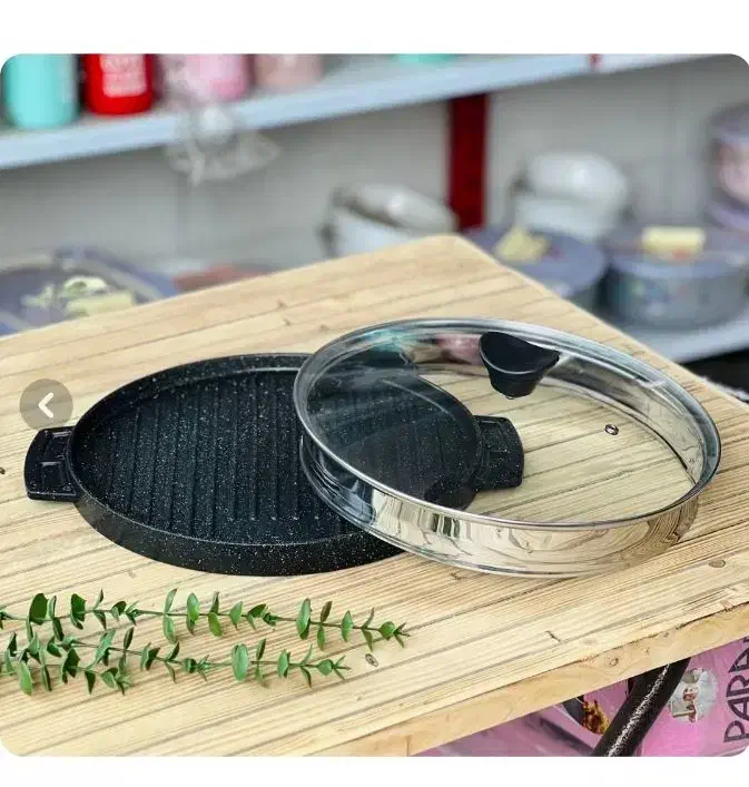 تابه گریل گرد چدنی رژیمی بدون روغن قابلمه ماهیتابه|ظروف پخت‌وپز|قم, محمد آباد|دیوار