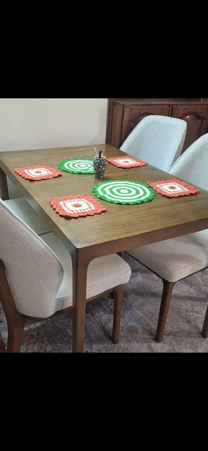 پاپوش بافت و رومیزی و کوسن|صنایع دستی و سایر لوازم تزئینی|چرام, |دیوار