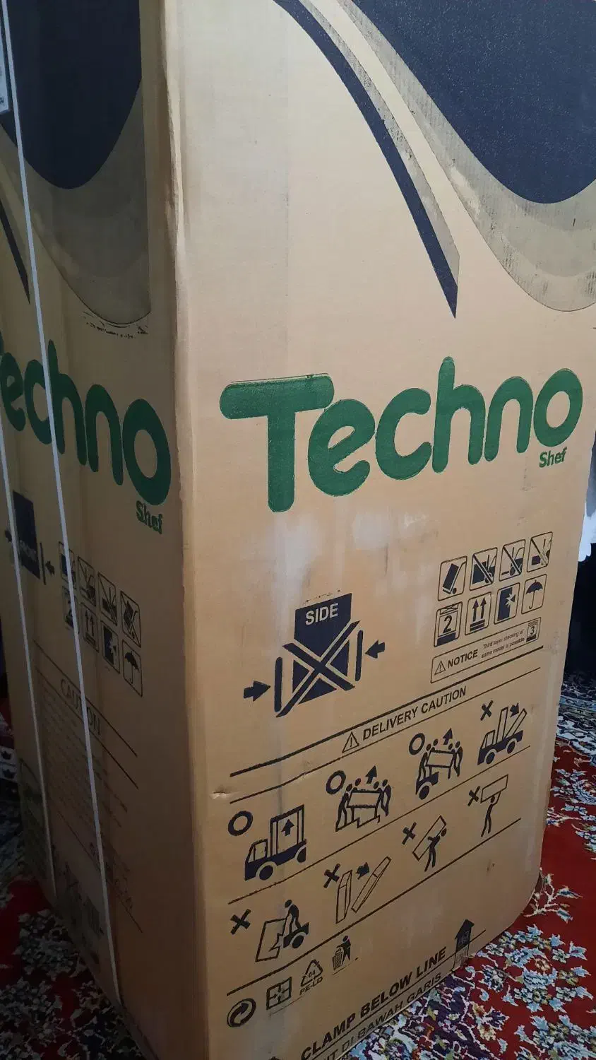 یخچال فریزر تکنو شف نو هنوز کارتونش باز نشده|یخچال و فریزر|قائم‌شهر, |دیوار